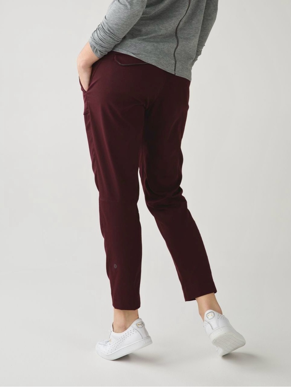 Lululemon &go Take You There Trouser Burgundy Size 10 - Picture 2 of 5